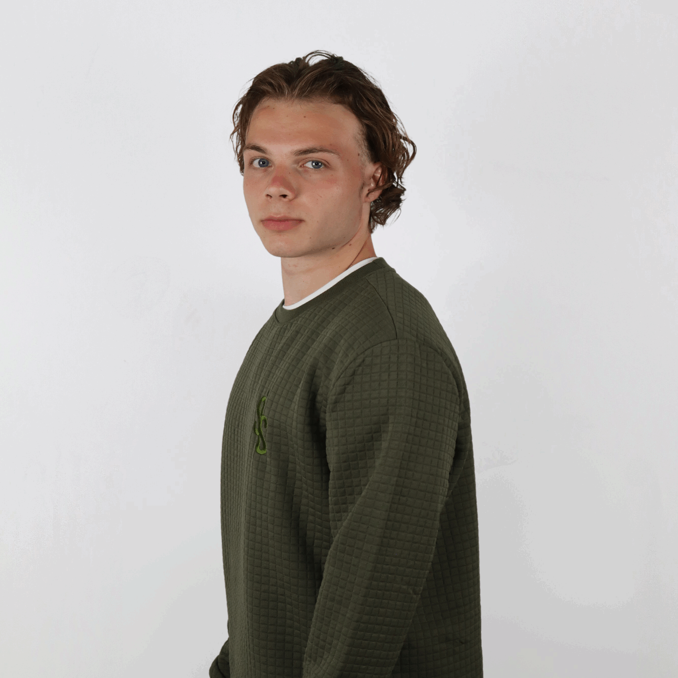 SIS EverGreen – Pull Homme Vert Foncé
