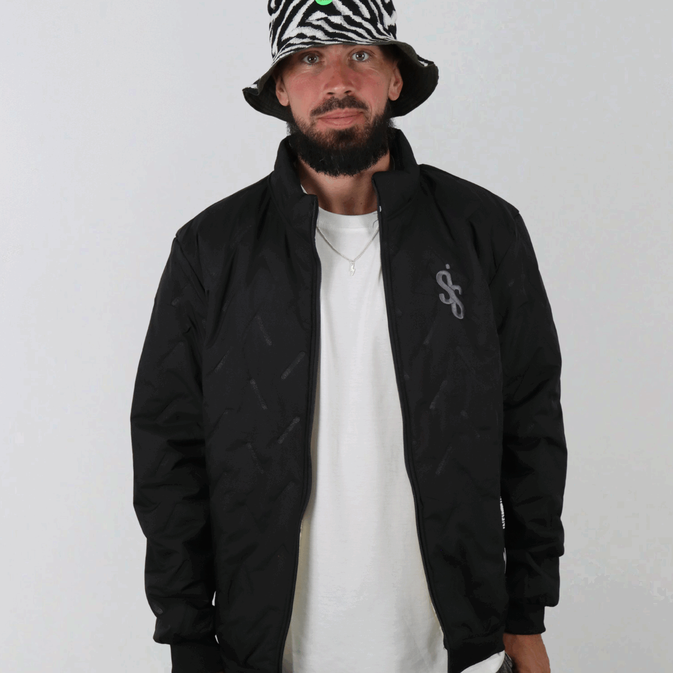 SIS Shadow – Bomber Noir Homme