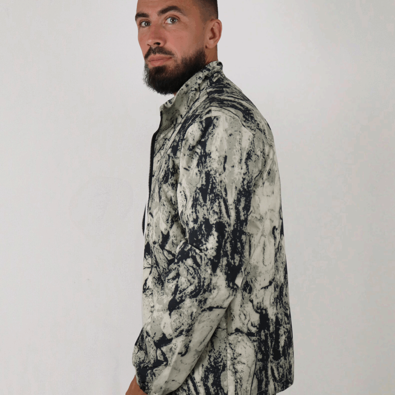 SIS MarbleGlow – Veste Motif Marbre
