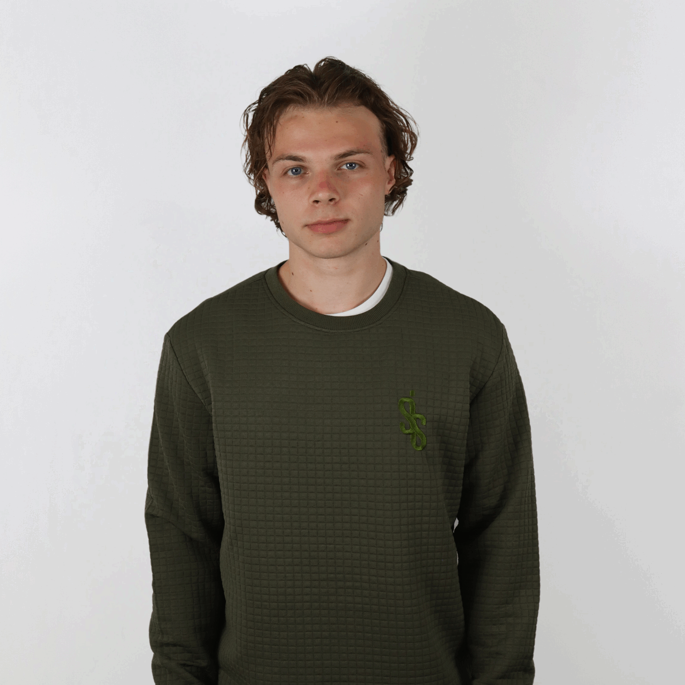 SIS EverGreen – Pull Homme Vert Foncé