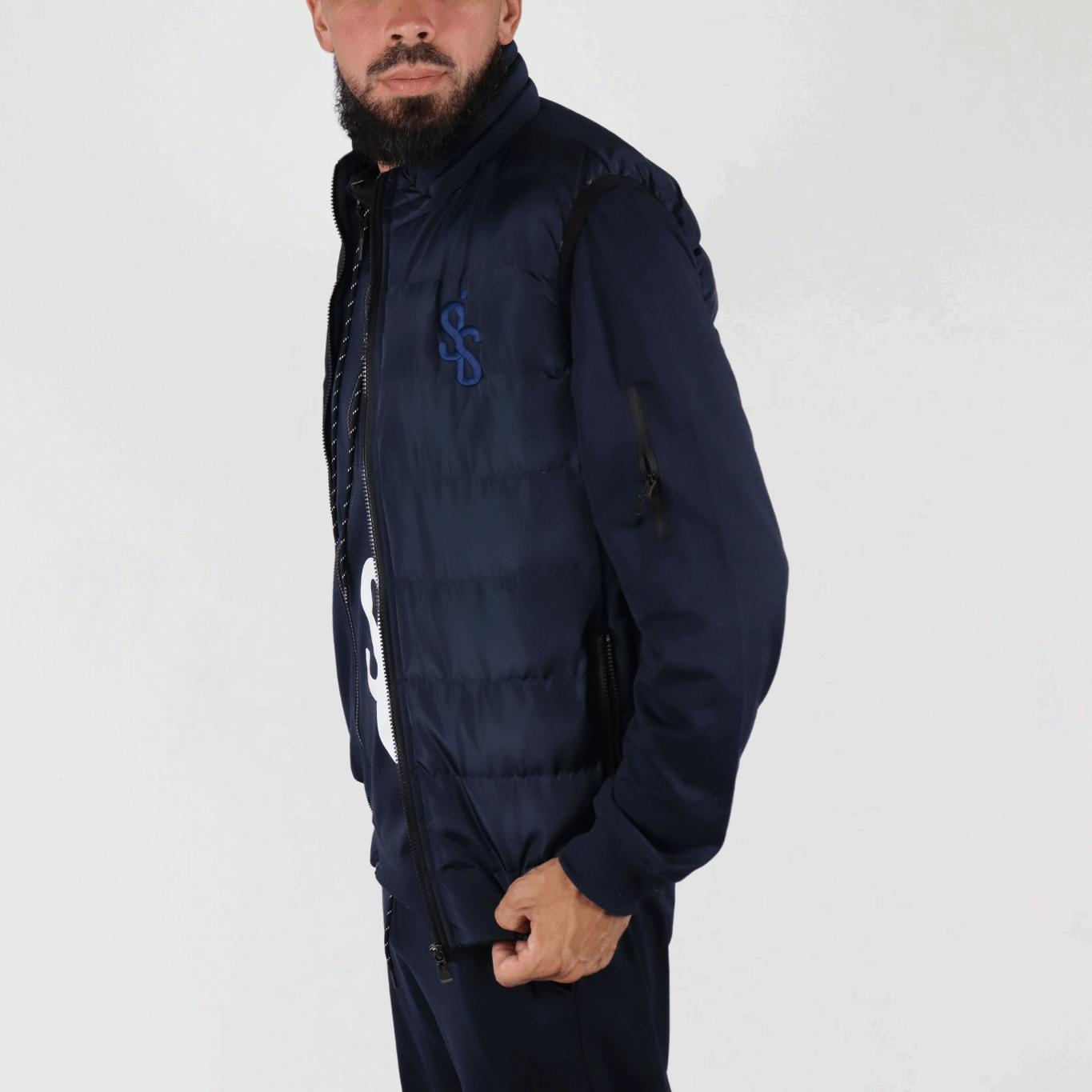 SIS Midnight Core – Doudoune Sans Manche Bleu Nuit