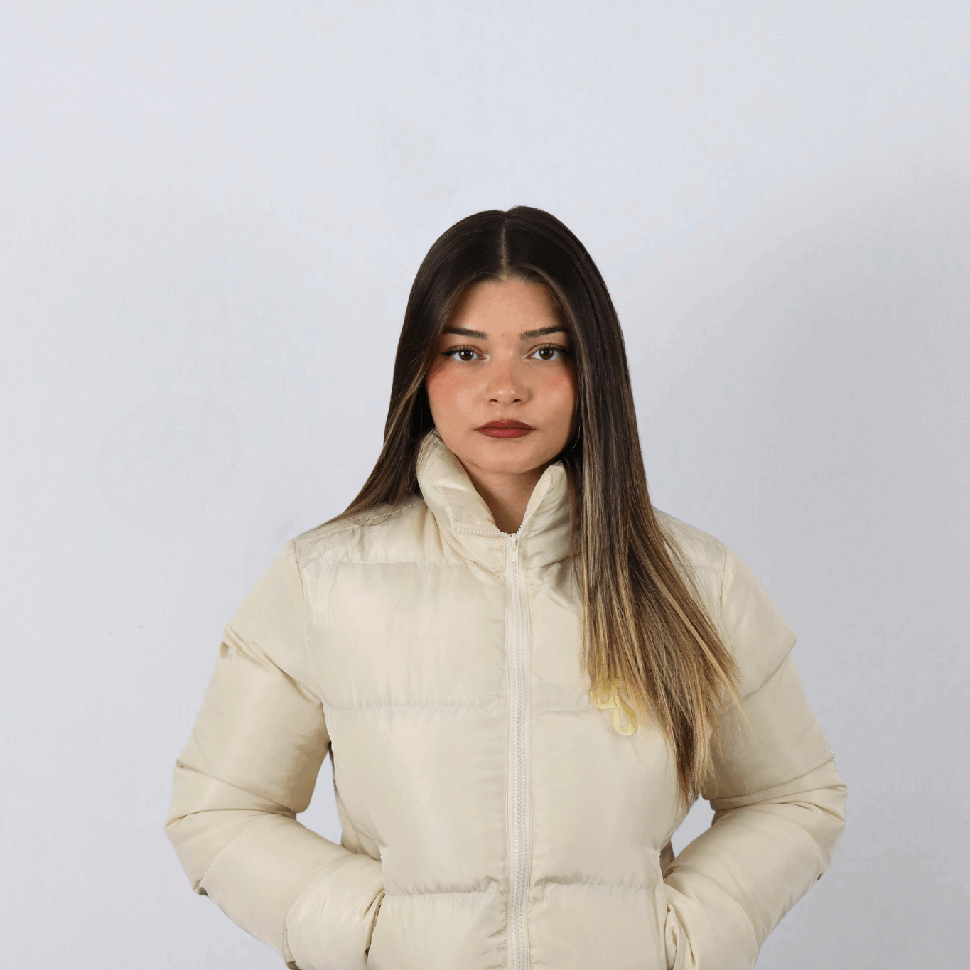 SIS SnowGlow – Doudoune Crème
